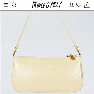 Princess polly recycled PU Monte bag- cream